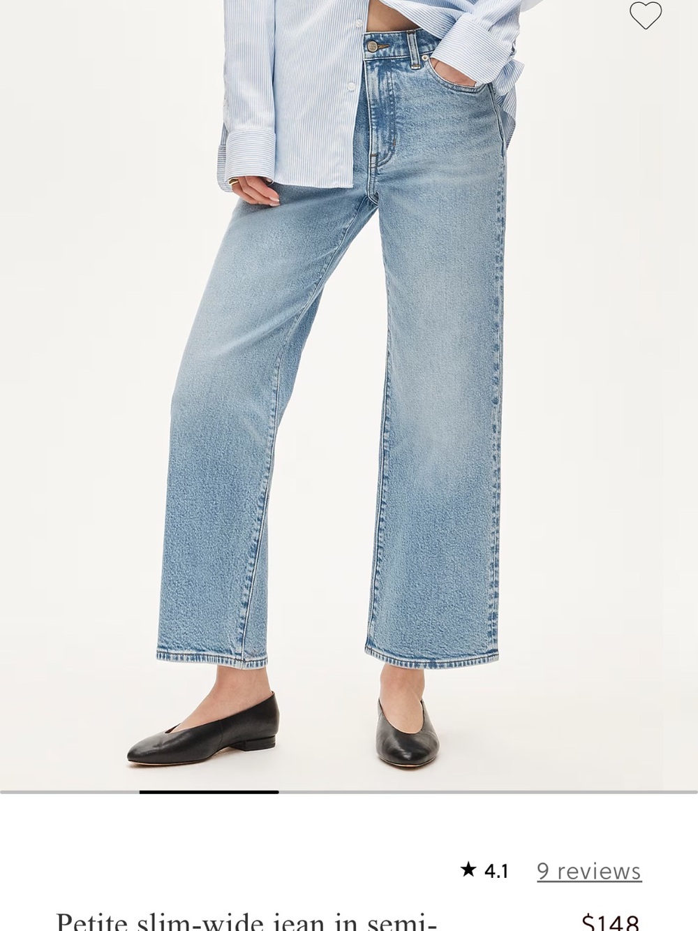 J. Crew Slim Wide Jean